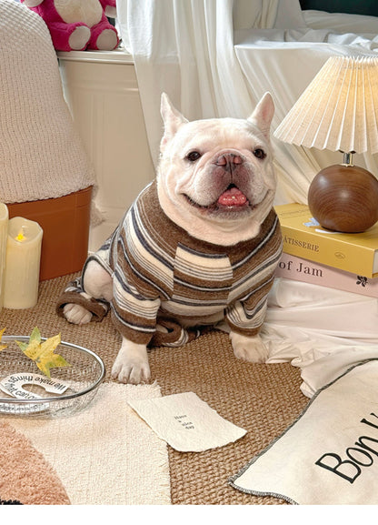 Senior Frenchie Vintage Pajamas