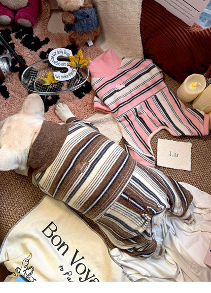 Senior Frenchie Vintage Pajamas