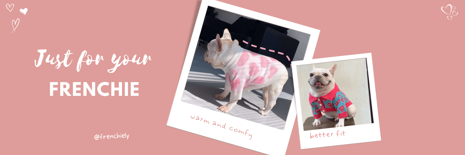 Shop Dog Clothes Sweaters Hoodies Shirts for French Bulldog