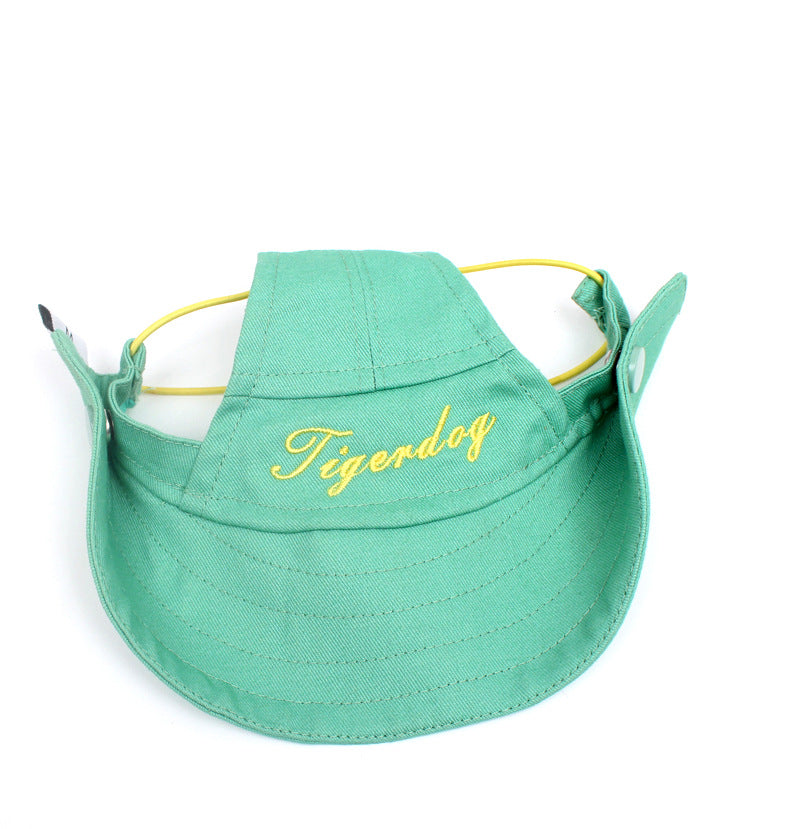 Flat Face Dog Sun Protection Hat Frenchielyflatfacefrenchbulldogsummersunscreenhat_19
