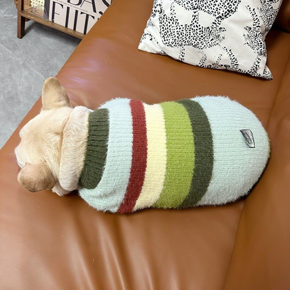 Green Stripe Sweater GreenStripeSweaterforfrenchbulldogs_6