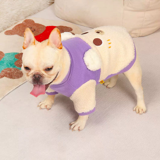 Warm Purple Doggie Sweatshirt