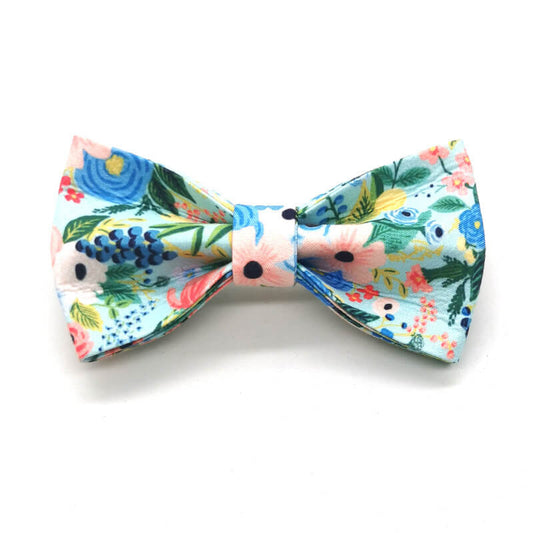 Dog Floral Bow Tie - Frenchiely