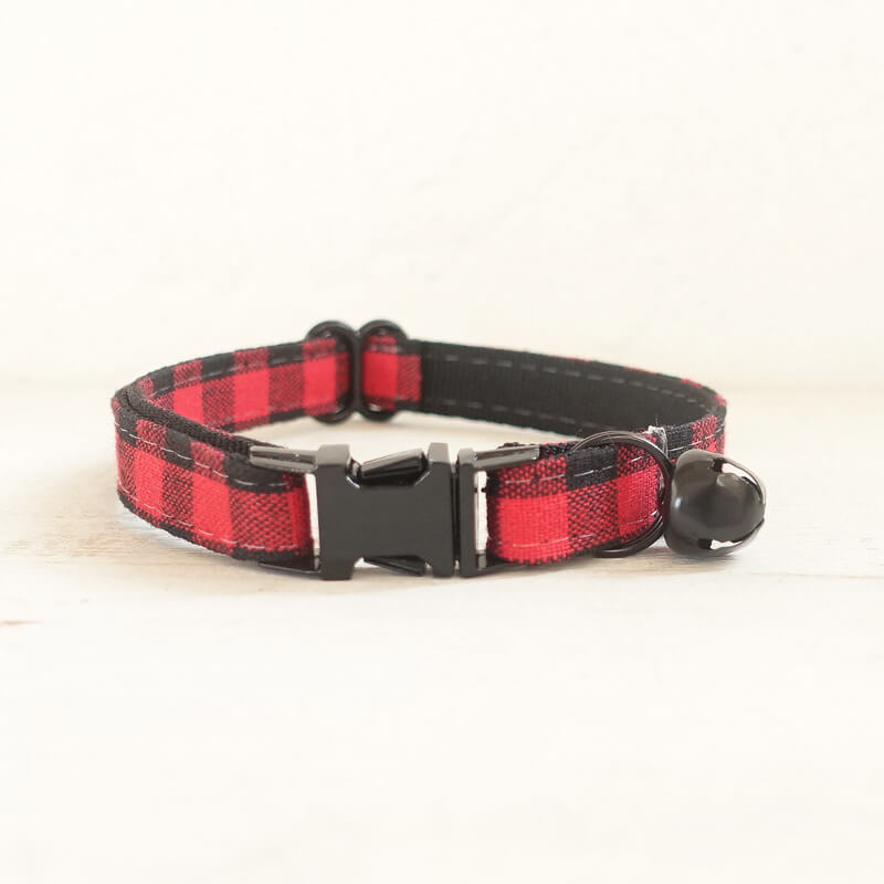 Cat Red Buffalo Collar - Frenchiely