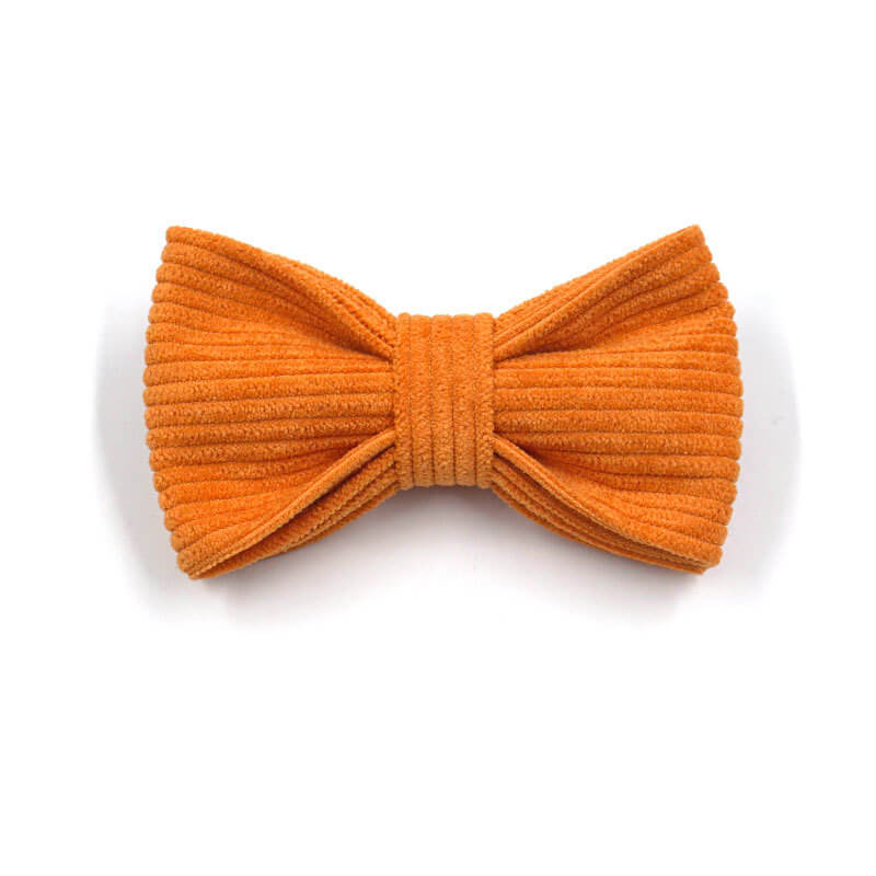 Dog Orange Bow Tie