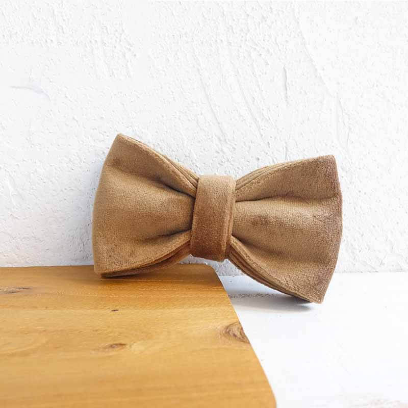Dog Fawn Colored Bow Tie - Frenchiely