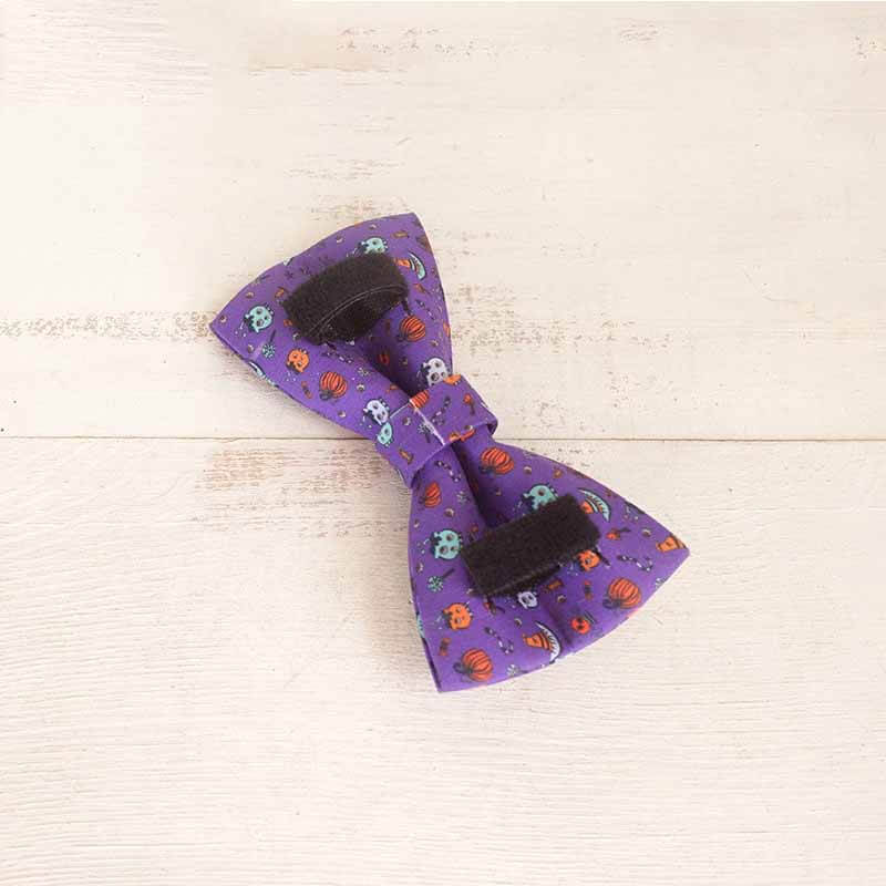 Dog Purple Halloween Bow Tie - Frenchiely