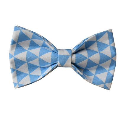 Dog Blue White Bow Tie - Frenchiely