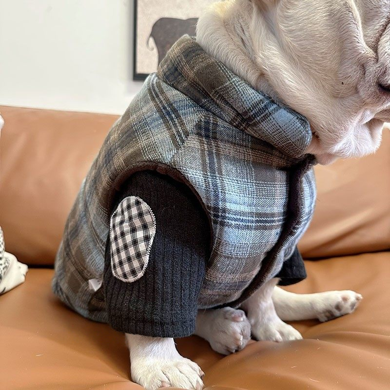 Vintage Plaid Vest Coat VintagePlaidVestCoatformediumdogbreeds_1