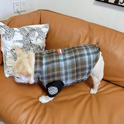 Vintage Plaid Vest Coat VintagePlaidVestCoatformediumdogbreeds_3