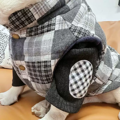 Vintage Plaid Vest Coat VintagePlaidVestCoatformediumdogbreeds_4