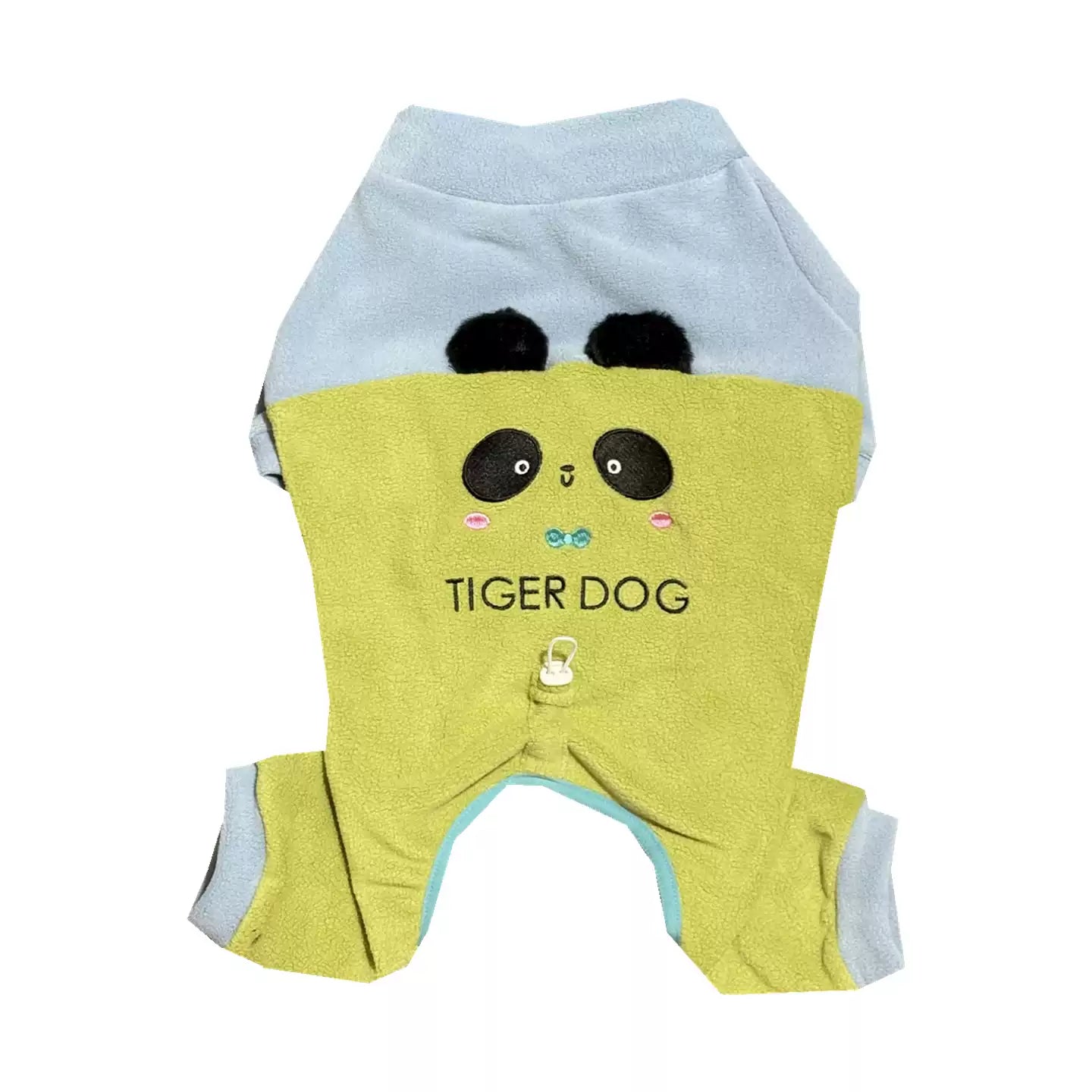 Panda PJs cutegreenpandajumpsuitpajamasformediumdogsbyFrenchiely_2