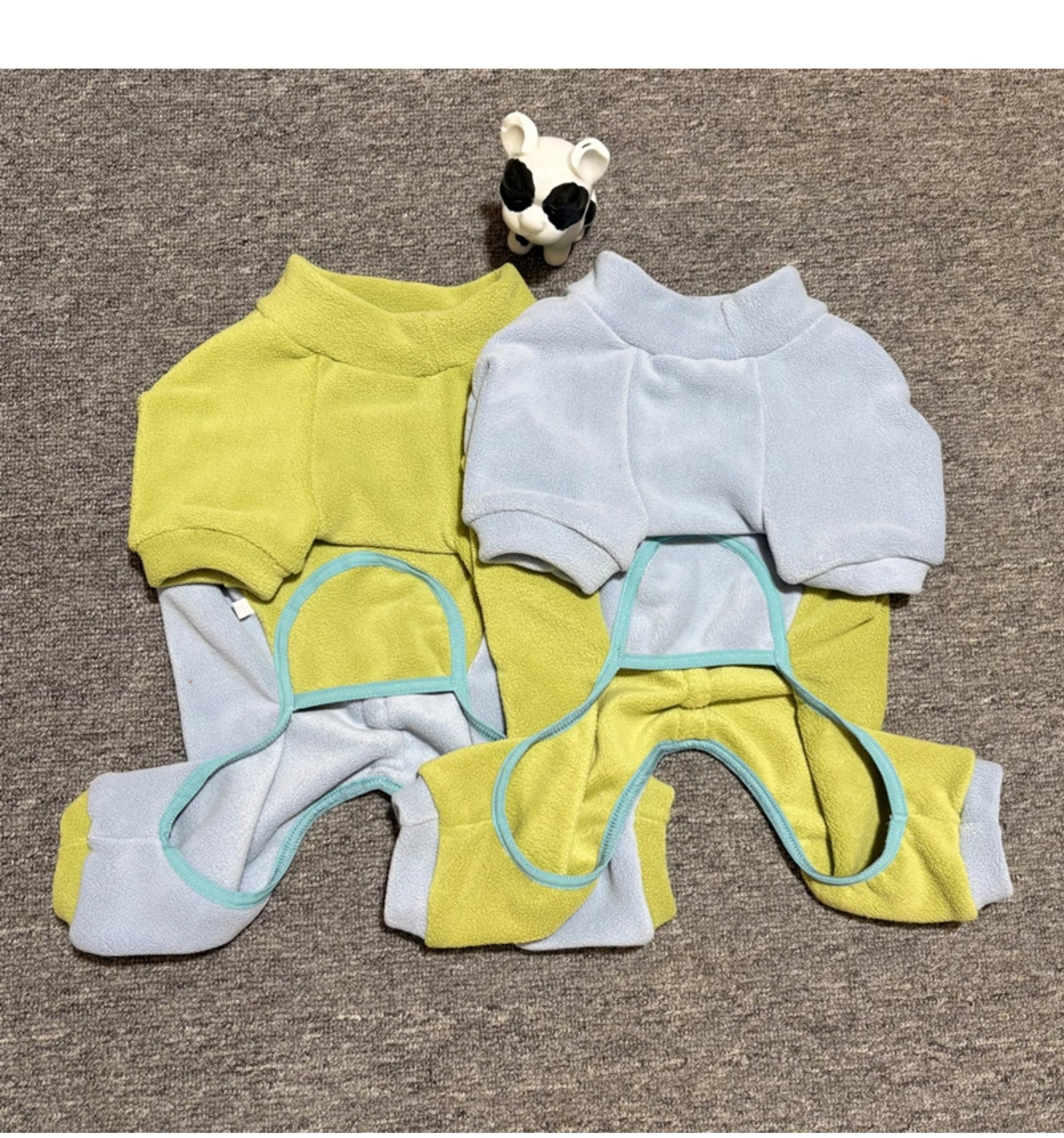 Panda PJs cutegreenpandajumpsuitpajamasformediumdogsbyFrenchiely_7