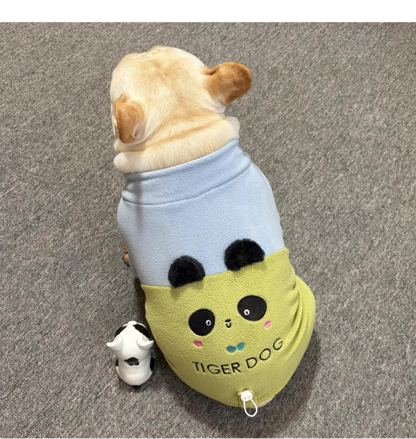 Panda PJs cutegreenpandajumpsuitpajamasformediumdogsbyFrenchiely_9