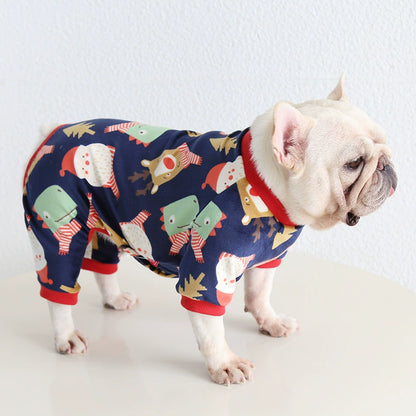 Dog Christmas Onesie PJs dogChristmasonesiejumpsuitformediumdogbreeds_1