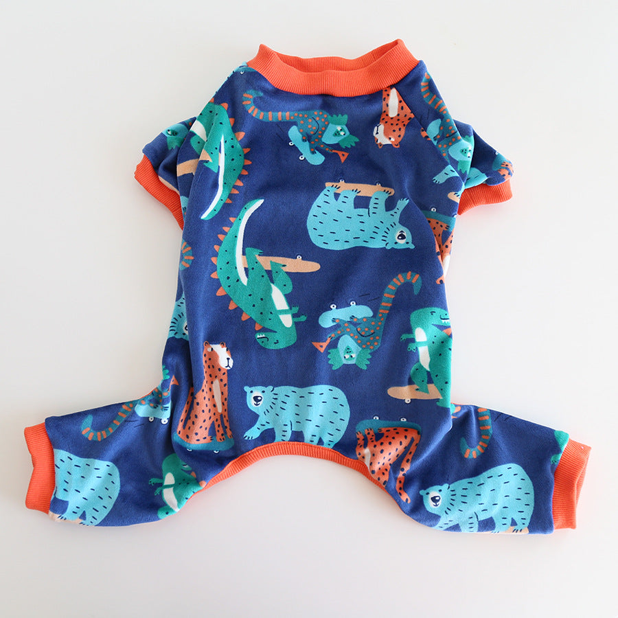 Dog Christmas Onesie PJs Blue Zoo dogChristmasonesiejumpsuitformediumdogbreeds_11
