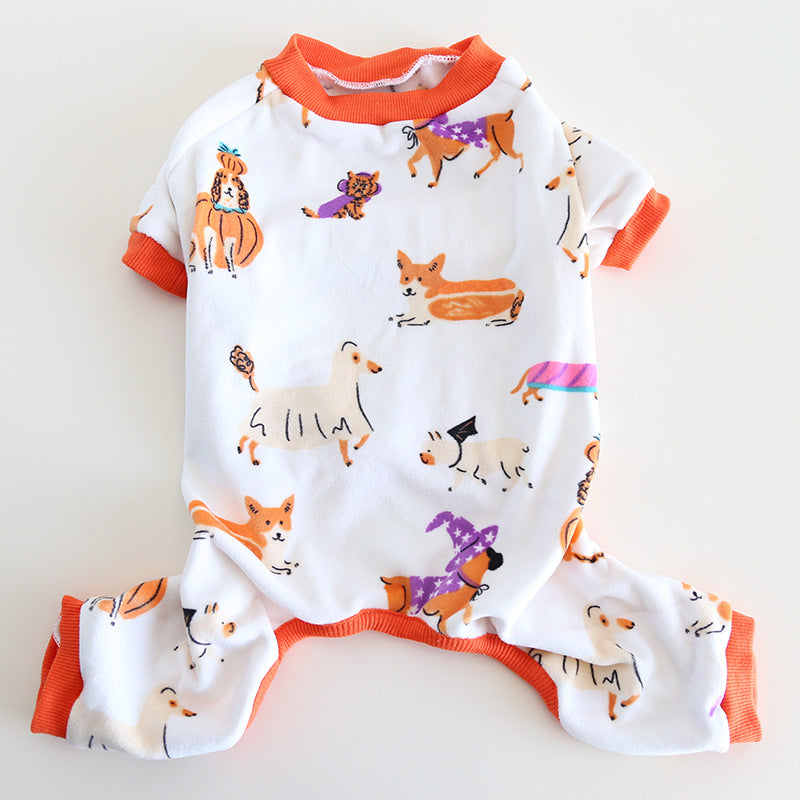 Dog Christmas Onesie PJs dogChristmasonesiejumpsuitformediumdogbreeds_16