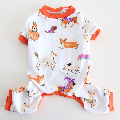 Dog Christmas Onesie PJs dogChristmasonesiejumpsuitformediumdogbreeds_16