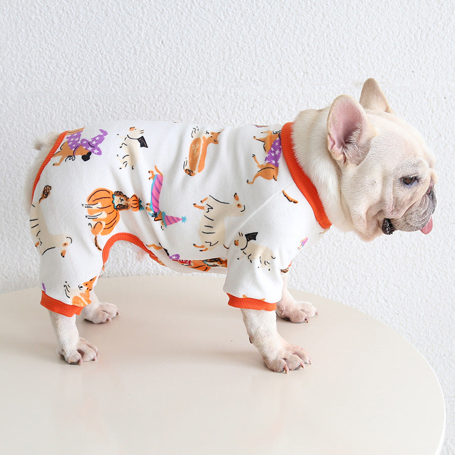 Dog Christmas Onesie PJs dogChristmasonesiejumpsuitformediumdogbreeds_2
