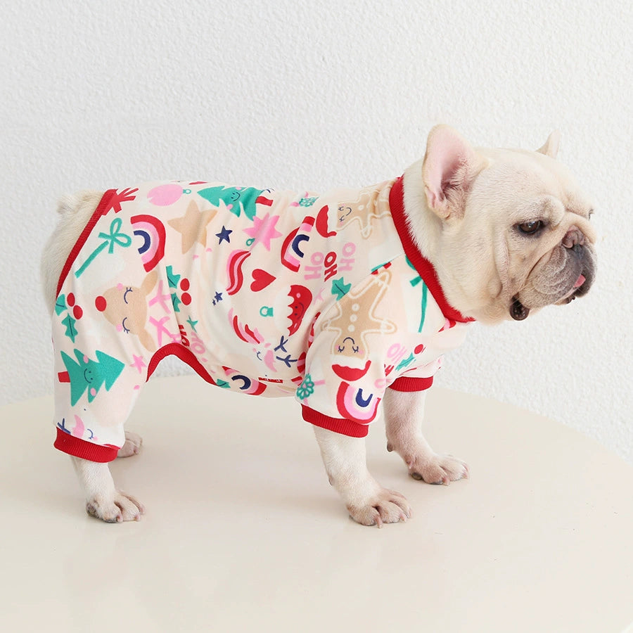 Dog Christmas Onesie PJs dogChristmasonesiejumpsuitformediumdogbreeds_2