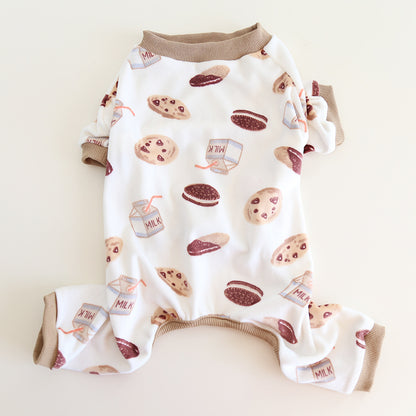 Dog Christmas Onesie PJs Snacks dogChristmasonesiejumpsuitformediumdogbreeds_5