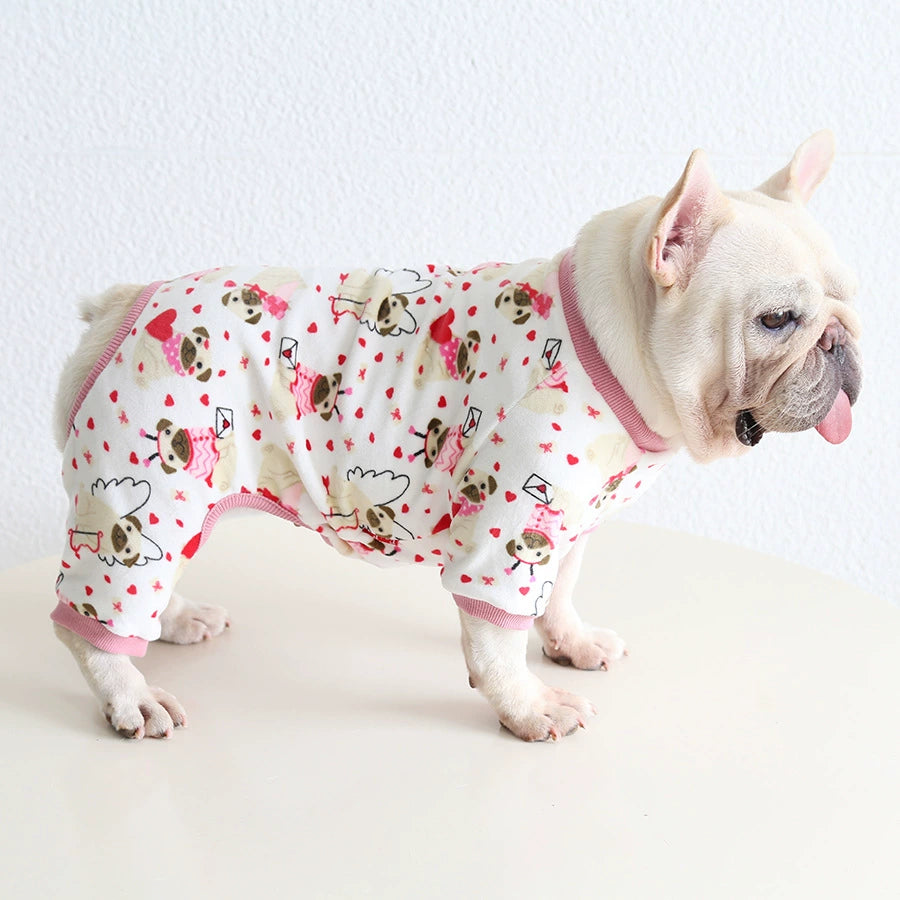 Dog Christmas Onesie PJs dogChristmasonesiejumpsuitformediumdogbreeds_5