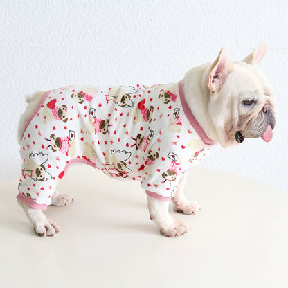 Dog Christmas Onesie PJs dogChristmasonesiejumpsuitformediumdogbreeds_5