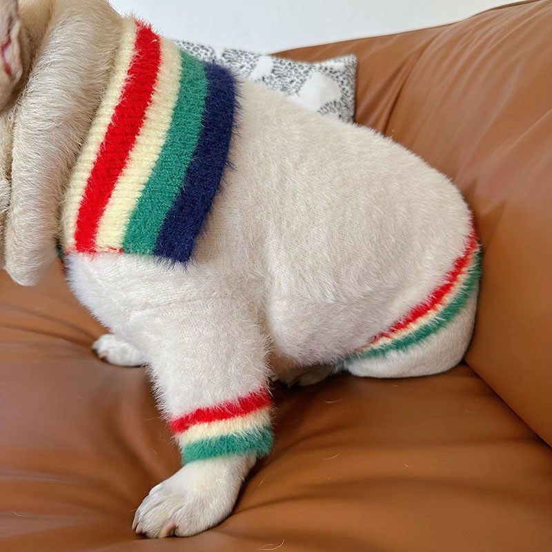 Rainbow Sweater dogRainbowSweaterforsmallmediumdogbreeds_1