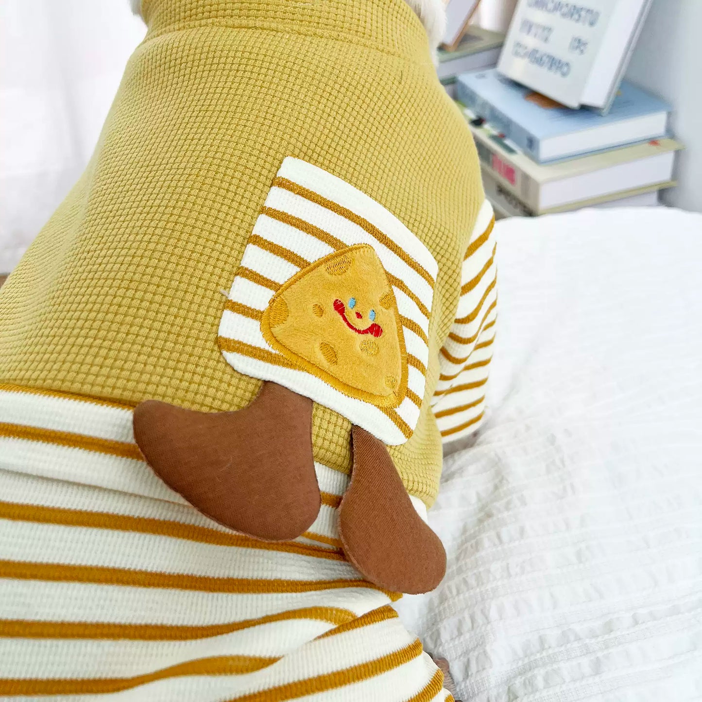 Stripe Onesie PJs dogStripeOnesiePJsformediumdogbreedsbyFrenchiely_1