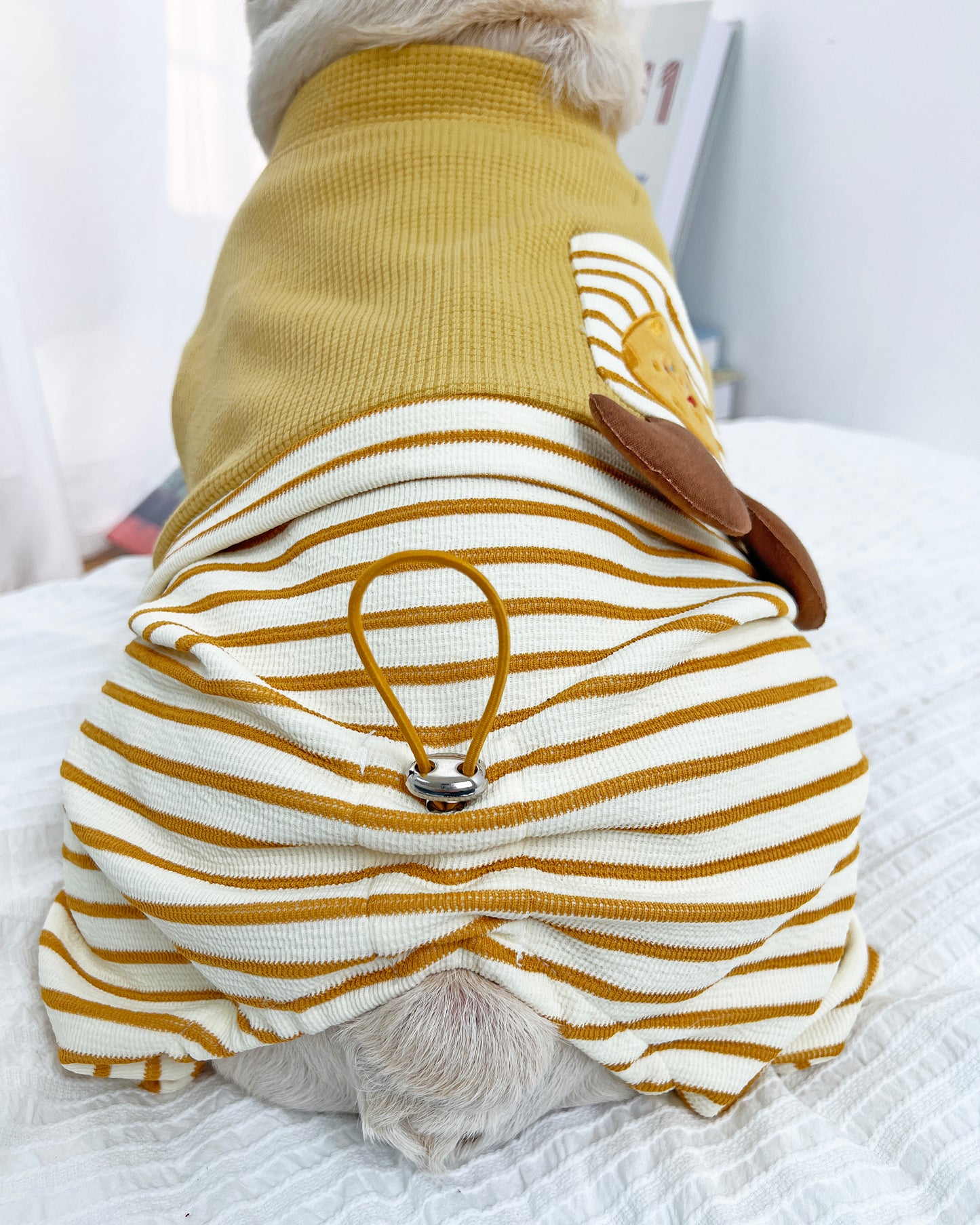 Stripe Onesie PJs dogStripeOnesiePJsformediumdogbreedsbyFrenchiely_2