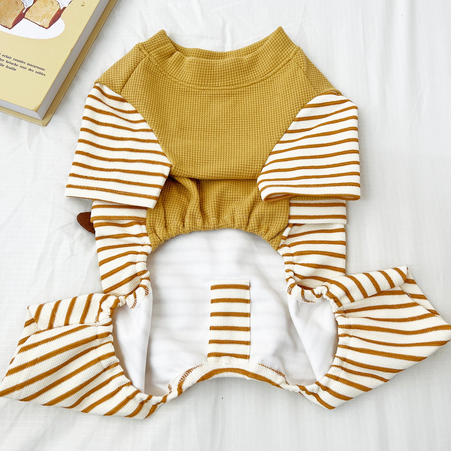 Stripe Onesie PJs dogStripeOnesiePJsformediumdogbreedsbyFrenchiely_4