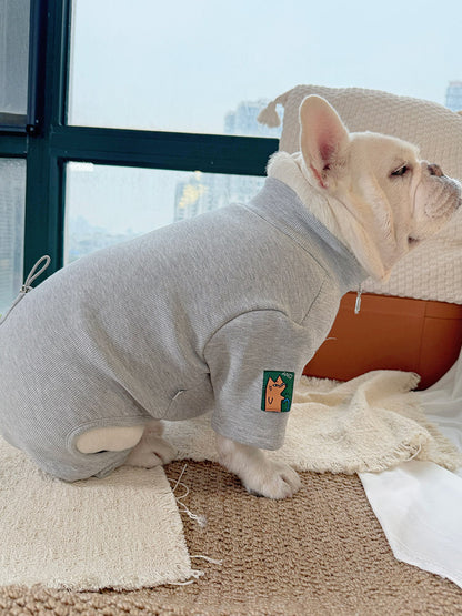 Zipper Up Fleece Lined PJs