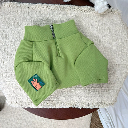 Zipper Up Fleece Lined PJs