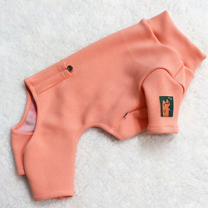 Zipper Up Fleece Lined PJs