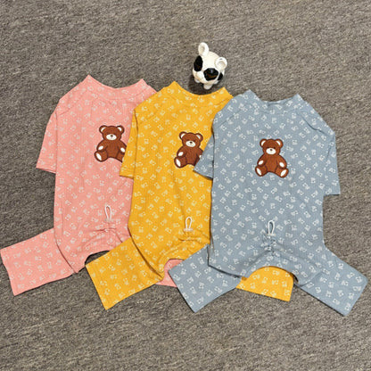 Blue Bear Pajamas dogbearonesiepajamasforsmallandmediumdogbreeds022_1