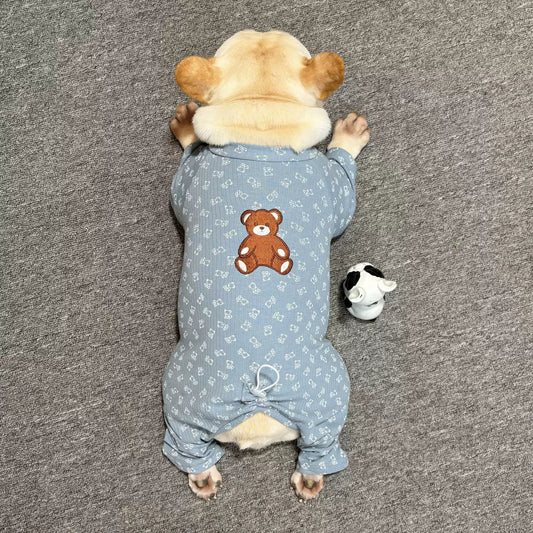 Blue Bear Pajamas dogbearonesiepajamasforsmallandmediumdogbreeds022_1