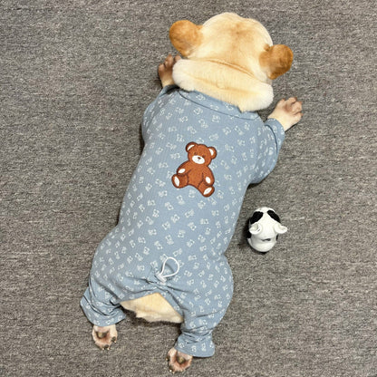 Blue Bear Pajamas dogbearonesiepajamasforsmallandmediumdogbreeds022_14