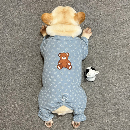 Blue Bear Pajamas dogbearonesiepajamasforsmallandmediumdogbreeds022_18