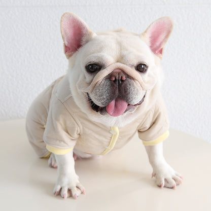 French Bulldog Puppy Winter Onesie with D-ring by Frenchiely.com