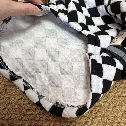 Dog Blackcheck Hoodie with Bag Attached - Frenchiely