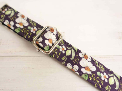 Dog Black Daisy Collar - Frenchiely