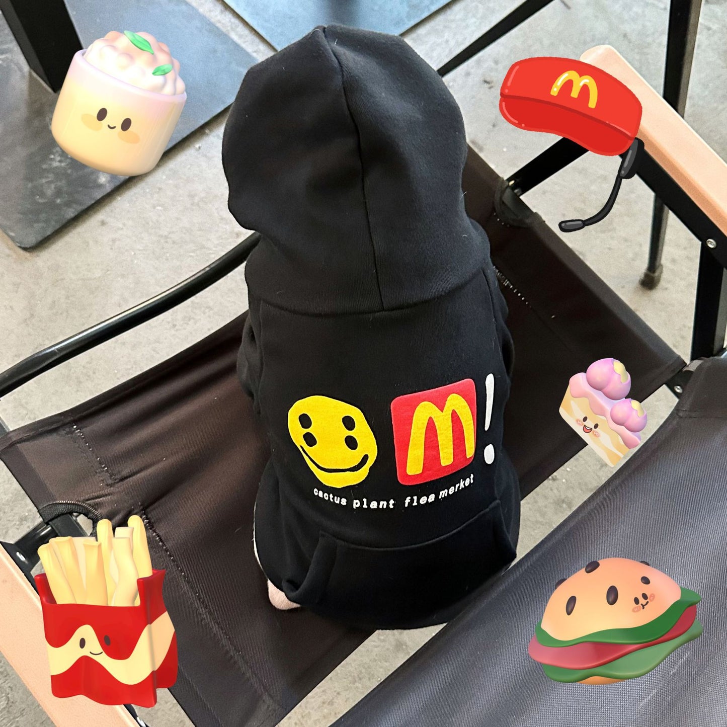 Dog Fancy Emoji Hoodie 3XL dogblackhoodiesweatshirtformediumdogbreedswithemojipatterns_11