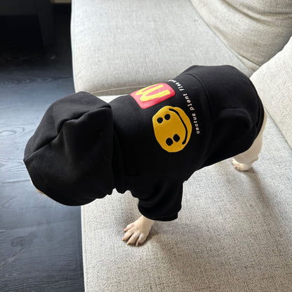 Dog Fancy Emoji Hoodie dogblackhoodiesweatshirtformediumdogbreedswithemojipatterns_12