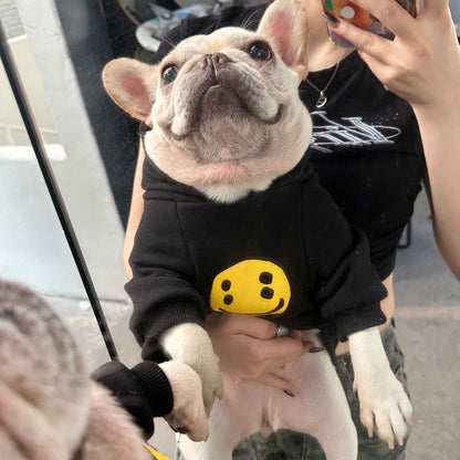 Dog Fancy Emoji Hoodie dogblackhoodiesweatshirtformediumdogbreedswithemojipatterns_14