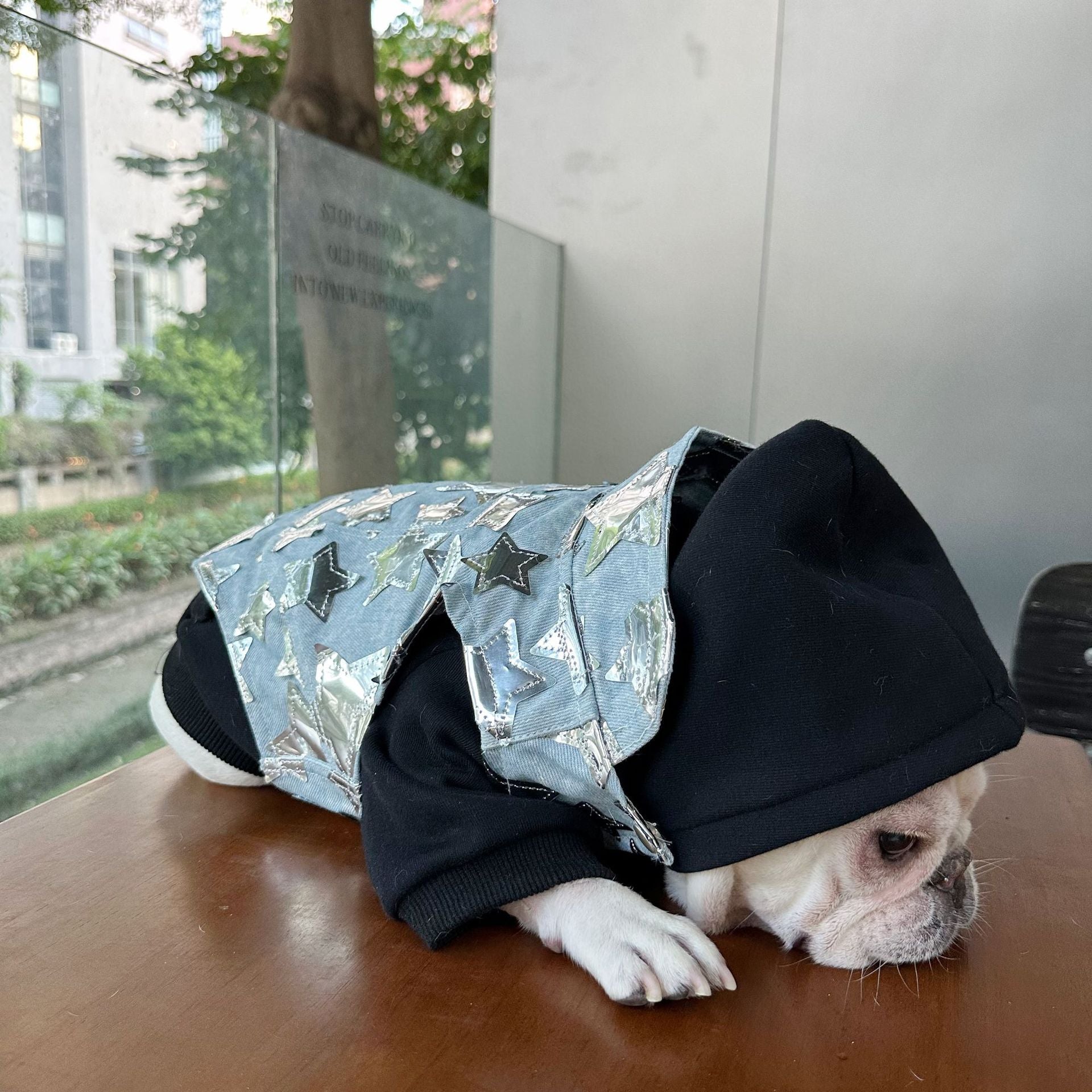 Dog Fancy Emoji Hoodie dogblackhoodiesweatshirtformediumdogbreedswithemojipatterns_4