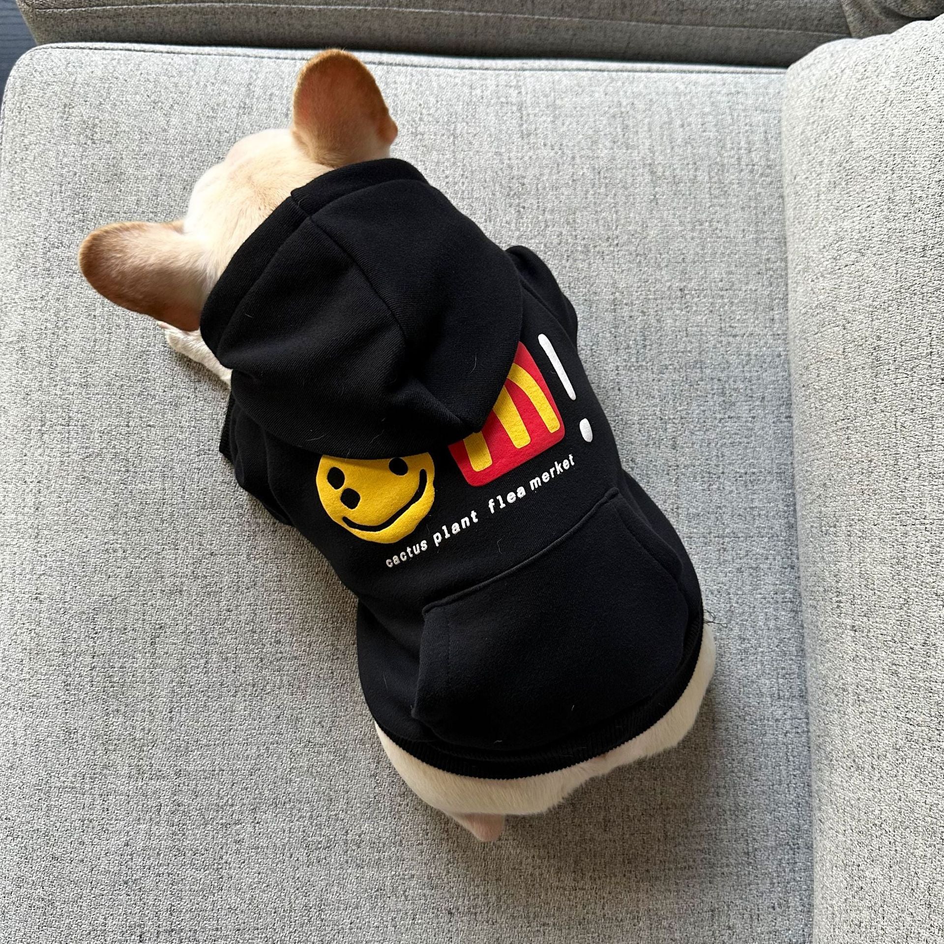 Dog Fancy Emoji Hoodie dogblackhoodiesweatshirtformediumdogbreedswithemojipatterns_6
