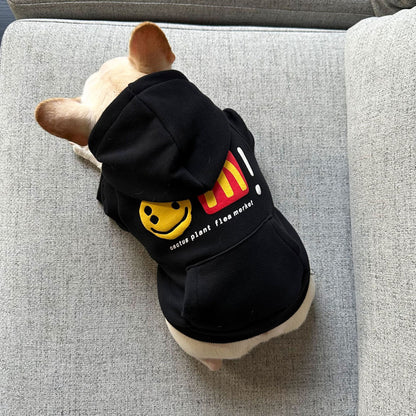 Dog Fancy Emoji Hoodie dogblackhoodiesweatshirtformediumdogbreedswithemojipatterns_6
