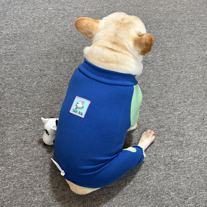 Blue Jammie dogblueadjustablejumpsuitpajamasbyFrenchiely_4