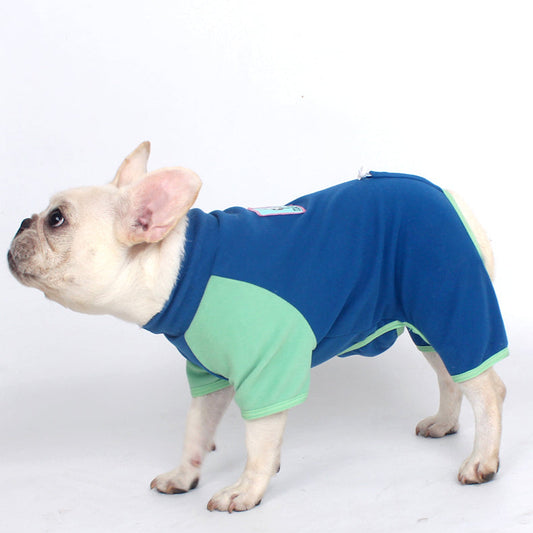 Blue Jammie dogblueadjustablejumpsuitpajamasbyFrenchiely_5