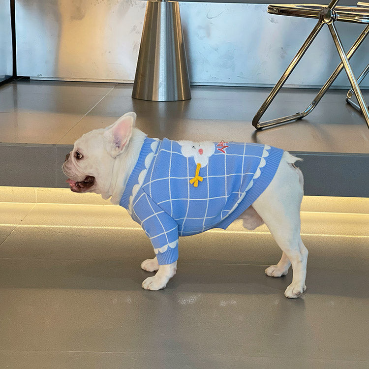 Dog Blue Cloud Sweater - Frenchiely